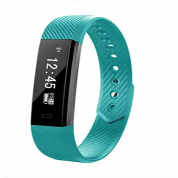 Зеленый Великобритания SMART FIT бит Bluetooth сердечного ритма кровяное давление фитнес трекер часы ID115 - Цвет: Зеленый