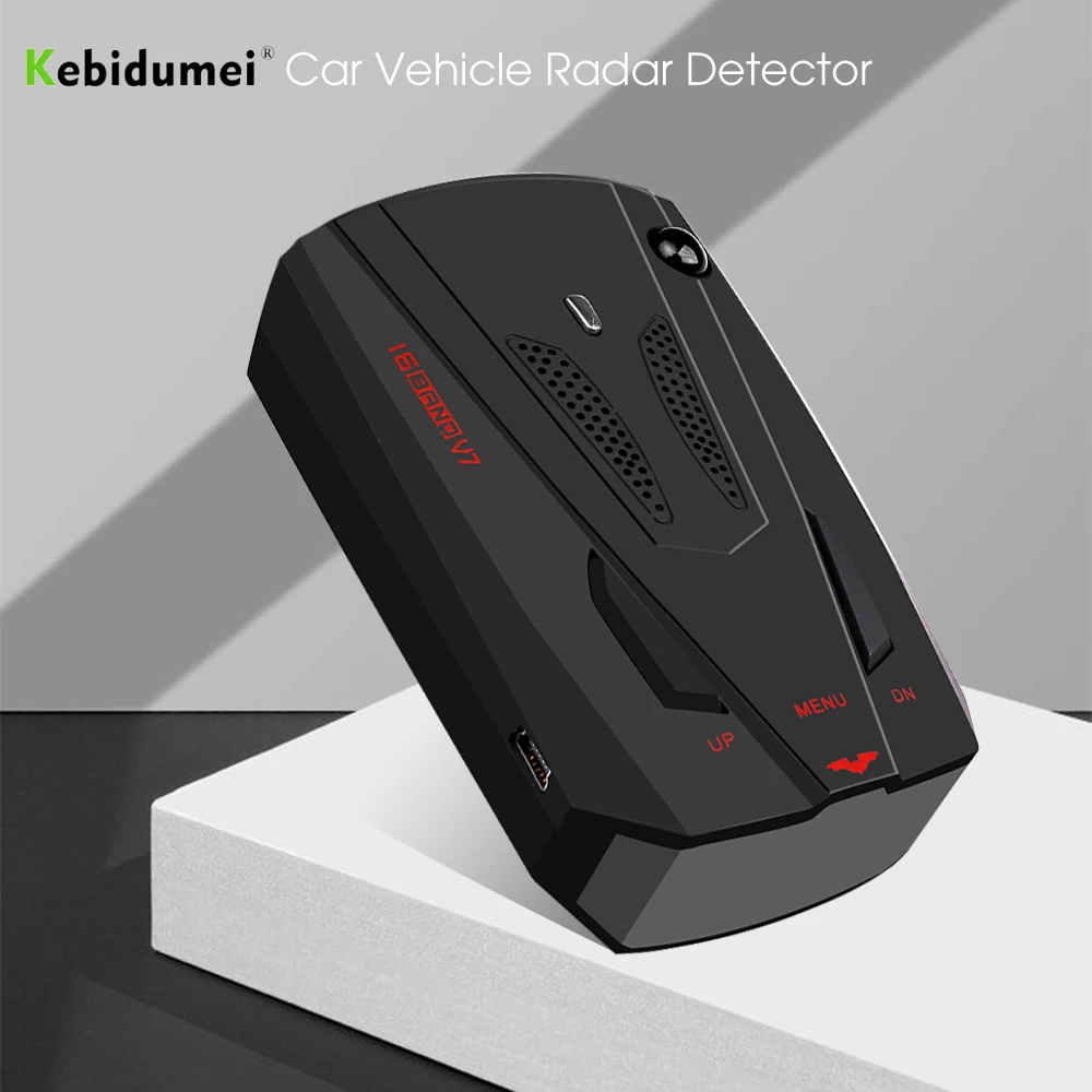 

English Russian Version Full Band Scanning Universal V7 Car Radar Detector Car Radar Voice Alert Warning Speed Monitor Detector