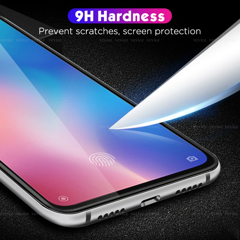 Закаленное стекло для Xiaomi mi 8 9 Lite 9T Pro 8se 9se Защита экрана для Xiaomei mi 9T 5C 6 8 9 CC9E Pocophone F1 Play HD пленка