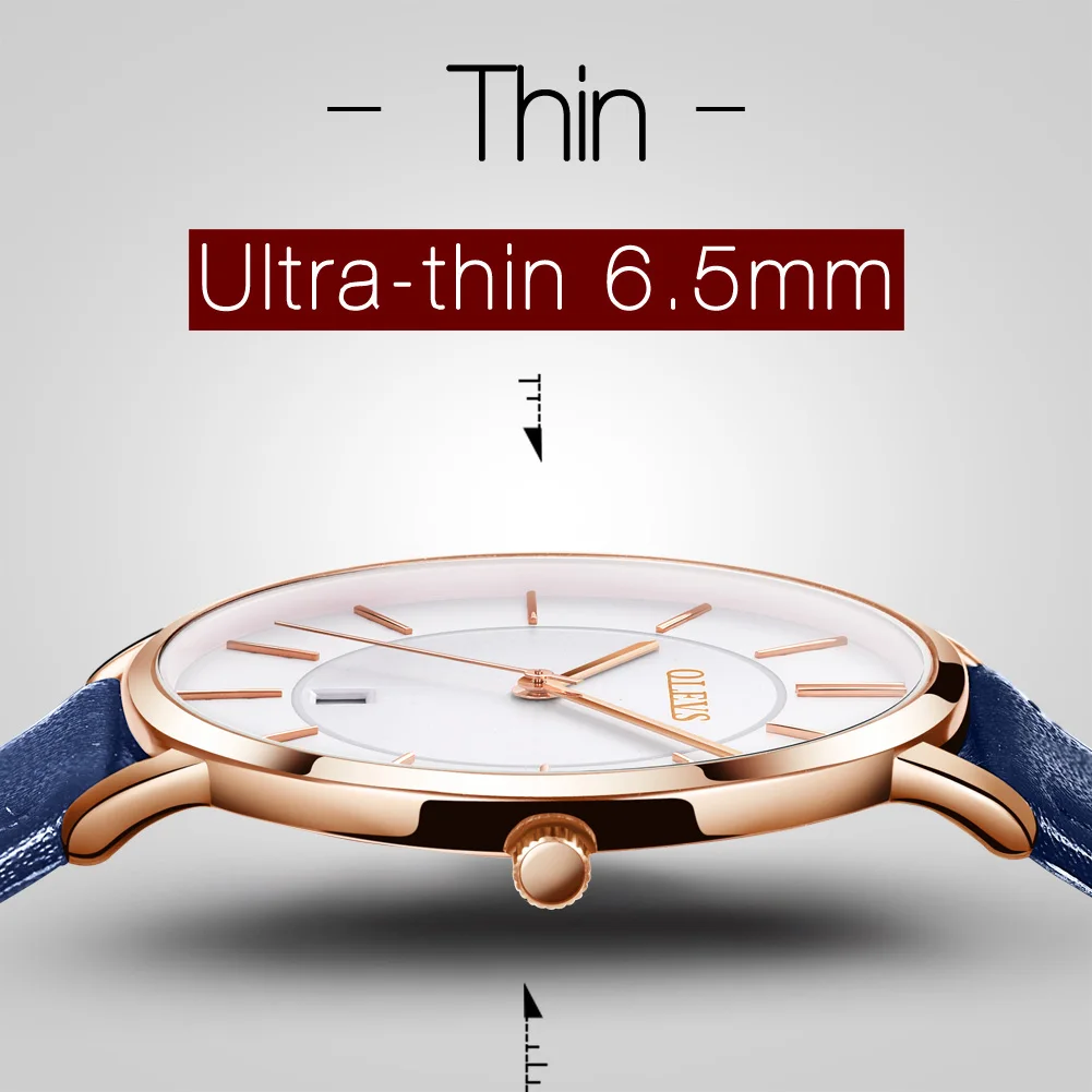 OLEVS Men's Watches Top Brand Luxury Waterproof Ultra Thin Date Clock Male Steel Strap Classic Quartz Watch Men Business Watches 2