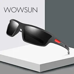 WOWSUN 2019, новинка, поляризованные солнцезащитные очки для вождения, цветная пленка, анти-УФ солнцезащитные очки для мужчин, фирменный дизайн