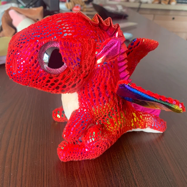 Ty Beanie Boos Big Eyes Unicorn Fox Cat Penguin Poodle Owl Plush Stuffed Animal Super Soft Bedside Toys Doll Gift For Kids 15CM 15cm