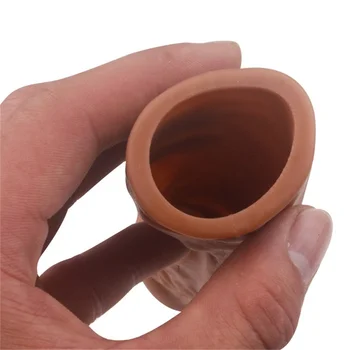 3 Types Penis Extender Sleeve Reusable Condoms Sex Toys For Men Delay Ejaculation Cock Lock Sperm Sex Goods For Adults 3