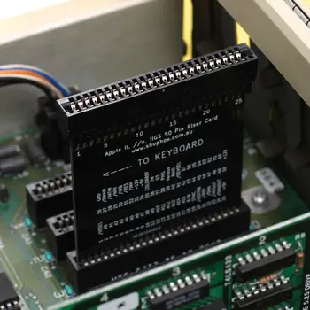 

For Apple ][ II Plus //e IIe IIGS Expansion Riser Card For Testing and Diganostics