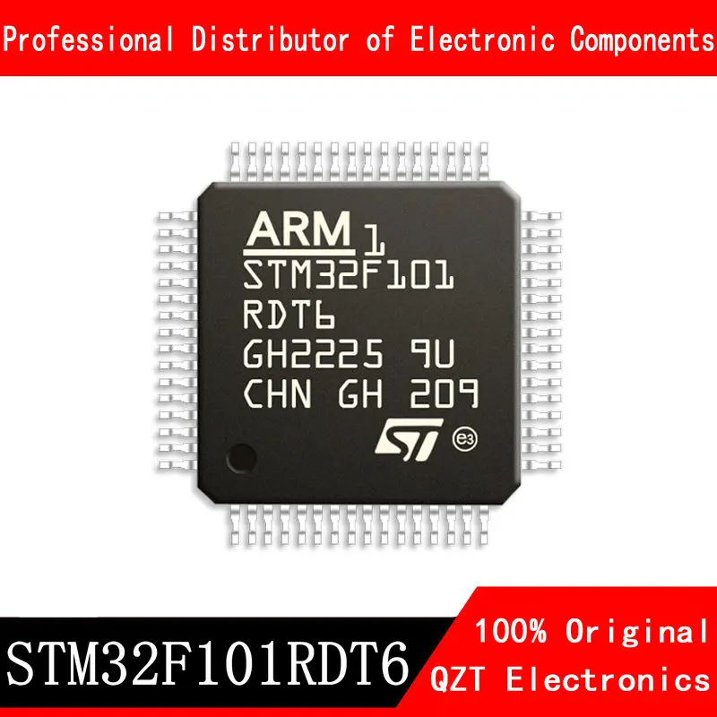 5pcs/lot new original STM32F101RDT6 STM32F101 LQFP-64 microcontroller MCU In Stock stm32f101vet6 stm32f101ve stm32f101 stm32f stm32 stm new original ic mcu lqfp 100