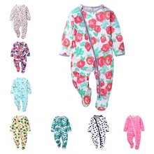 double zipper onesie baby