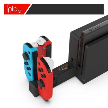 

Portable Charger Dock For N-Switch Joy-Con Mini USB 4 Slots for NS JoyCon Left and Right Small Handle Seat Charging Base