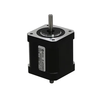 

42mm nema 17 double shaft dual 2 phase 0.4N.m 1.2A DC 24V-50V stepper step motor and driver kit for medical equipment