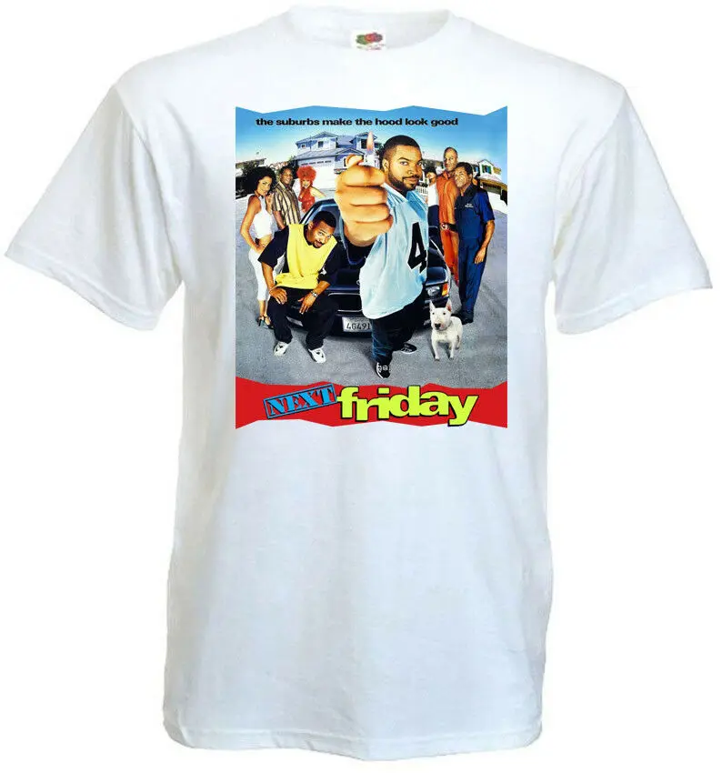Следующая футболка Friday белый постер фильма все размеры S. 5Xl Ver.1