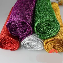 Дешевые блестящая ткань стеганые куклы ткань для рукоделия ручной работы и сценические костюмы Свадебные украшения материал JA17