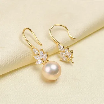 

Delicate Pearl Rings Settings 925 Sterling Silver Rings Mount Women DIY Handmade Craft Rings Jewelry Accessory