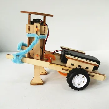 

DIY Technology Gadgets Pulling Robot Construction Set Kids Science Experiment Education Fun Physics Toy Learning Kits