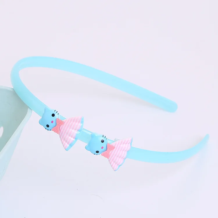 Милые яркие детские повязки для волос с котом; модные простые милые повязки для волос для девочек; головной убор; аксессуары для волос