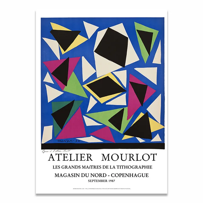 Henri Matisse Модные Ретро плакаты и принты абстрактный портрет стены искусства холст картины для гостиной домашний декор - Цвет: 09