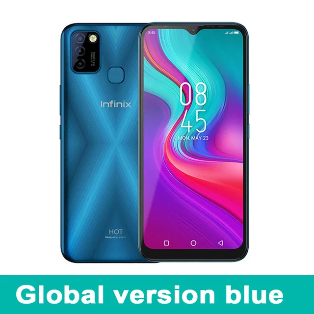 latest infinix phone Infinix Hot 10 Lite Smartphones 5000mAh Large Battery Fingerprint & Face Unlock 13MP Triple Camera Android 10  6.6"HD Display latest infinix smart infinix