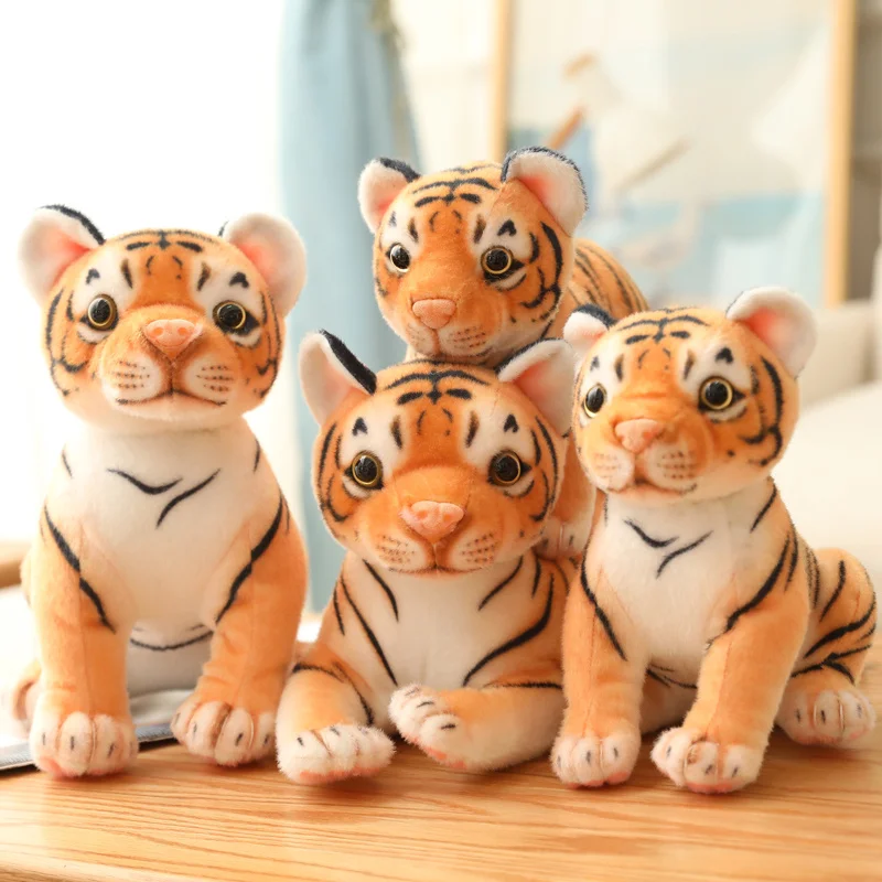 

Kawaii Little Tiger Plush Toy Stuffed Stuffed Animal Educational Toy Girl Gift Toys for Children Home Decoration