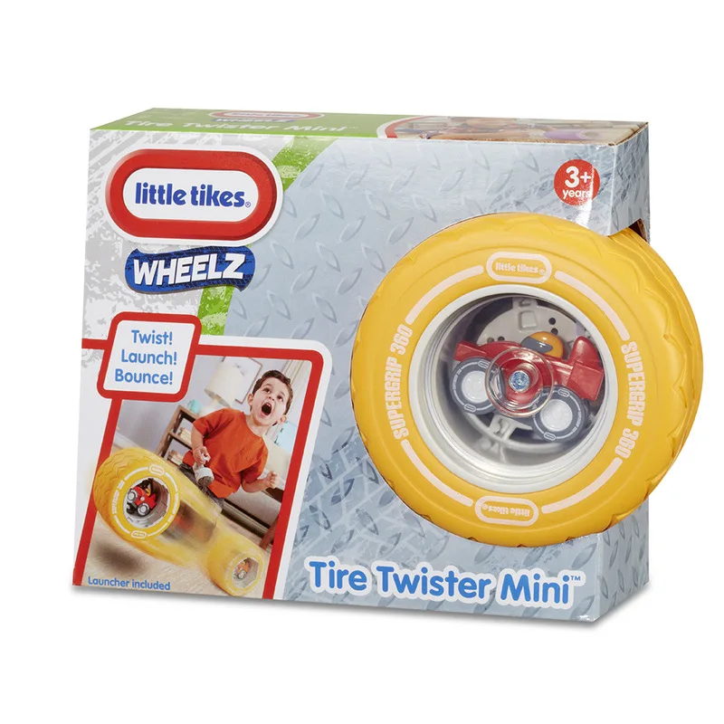 

America Little Tikes Crazy Bouncing Wheel Children Wind-up Toy Boy Flipping Car Baby Rotating Race Car