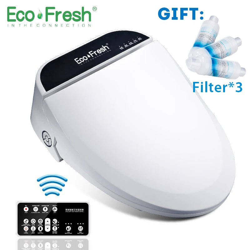 Ecofresh смарт-сиденье для унитаза washlet Электрический крышка биде интеллектуальные биде тепла чистой высыхание Массаж Уход за детьми женщиной Стариками