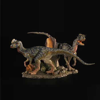 

1: 48 proportion body elements and small carnivorous dinosaur pet manual model 23cm