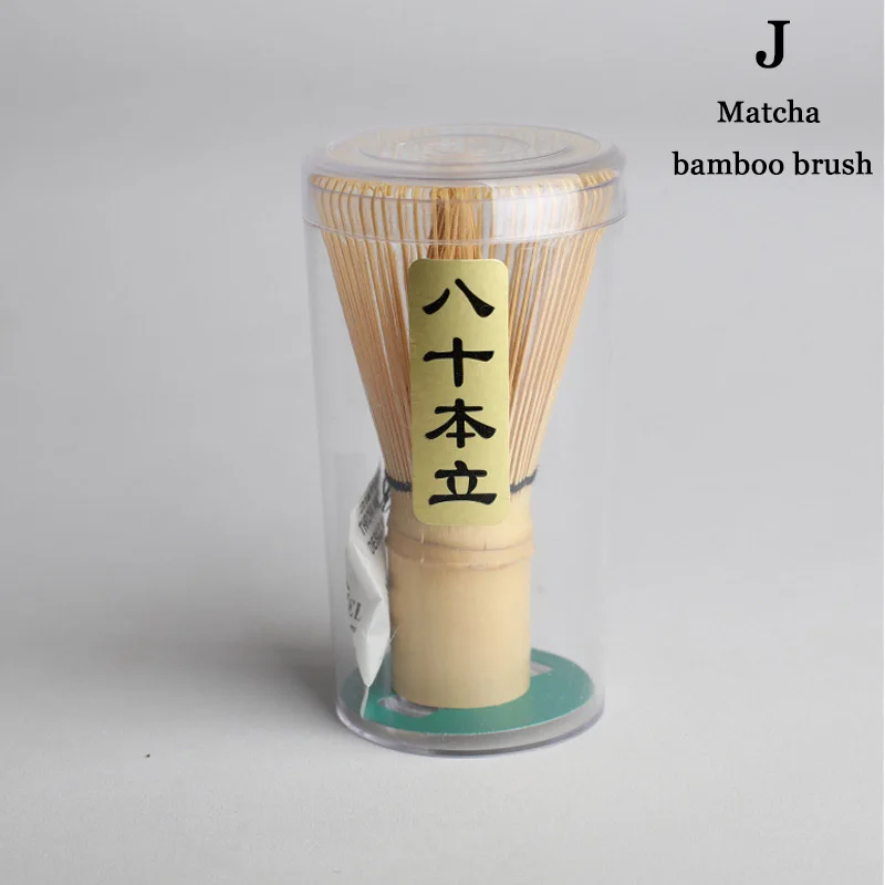 Бамбуковый венчик для чая Матча точка зеленый чай порошок прибор соответствующий инструмент TB - Цвет: J