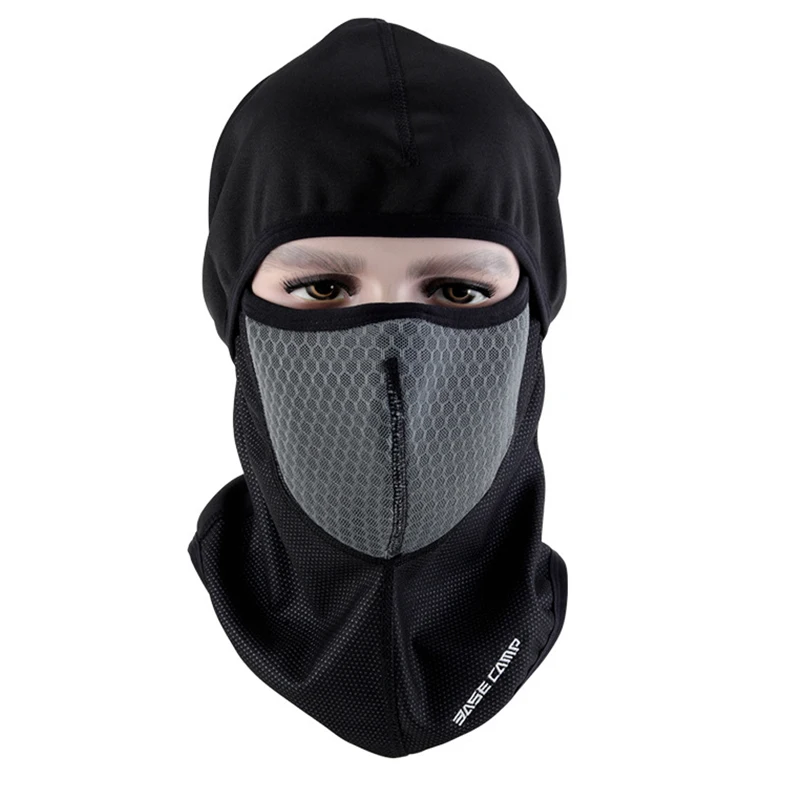 

durable and practical Winter Warm Polar Fleece Anti-haze Face Mask Headgear Windproof Dustproof Cap comfortable