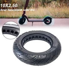 

10x2.50 Solid Tire Honeycomb Lining Tire Wear-resistant Outer Tire 10 Inch for Electric Scooter Folding E-bike