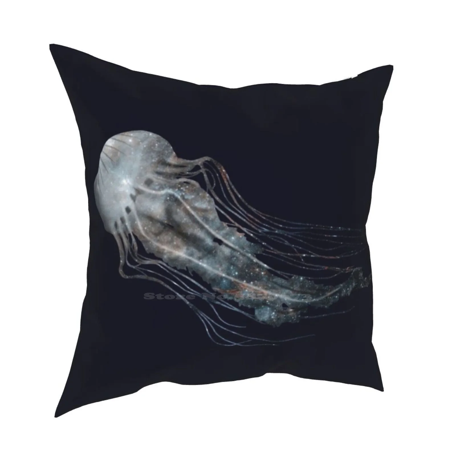 Galaxy Meduse Funny Cute Decor Square Federa Stars Space Meduse Marine Life Sealife Sea Life Galaxy Krigal Stuttle