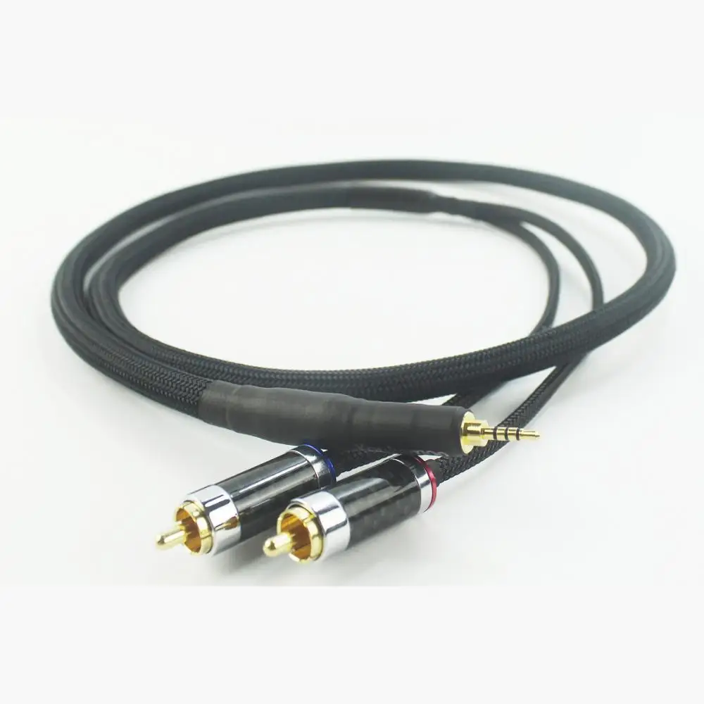 2 5mm Trrs to RCA Cable Balanced Headphone Audio Headphone Adapter Cable 3 FT 1M