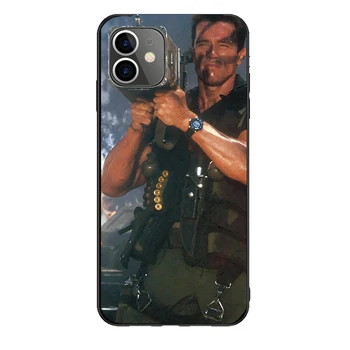 

schwarzenegger machine gun arnold terminator case for iphone 11 xr xs max i phone11 pro max rocket poster case on iphone11 xs x