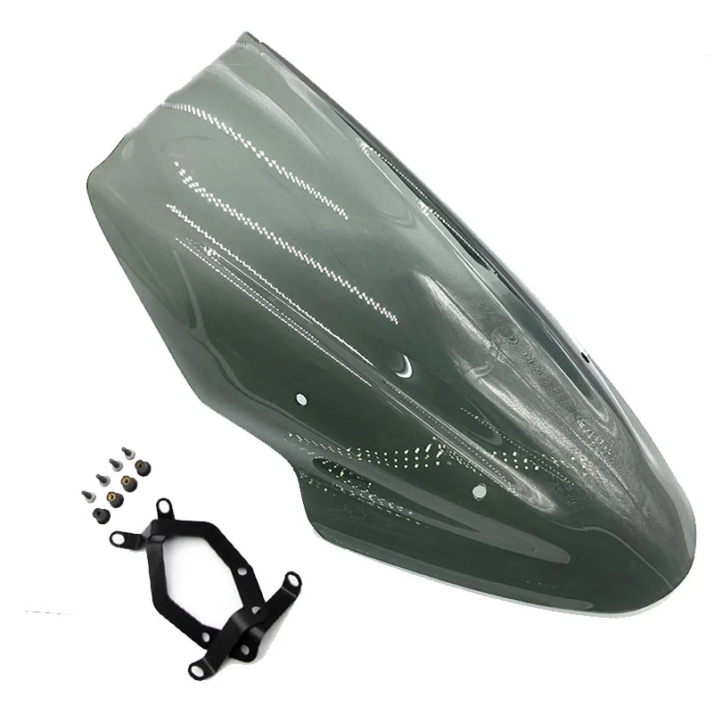 Для Kawasaki Z650 2017 2018 2019 лобовое стекло покрывает экран ABS ветровое с кронштейном |