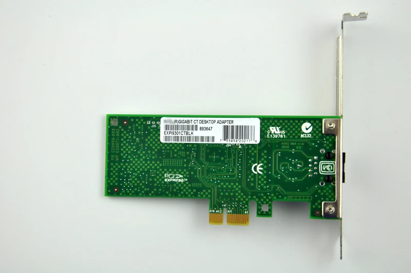 10/100/1000 м гигабитный Настольный PCI-e сетевой адаптер NIC 82574L чипсет EXPI9301CT