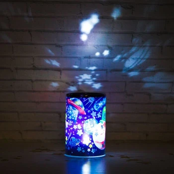 

Night light with a projector "Forward to the stars"
