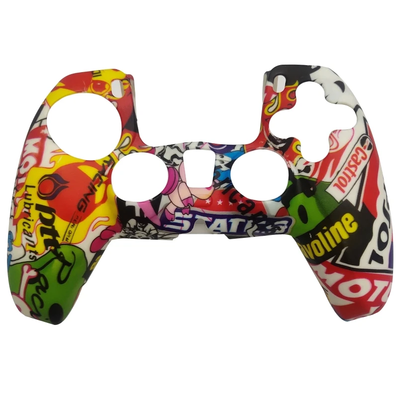 

Multicolor Handle Sleeve Silicone Case Dustproof Skin Protective Cover Anti-Slip for S-ony PlayStation PS5 Controller