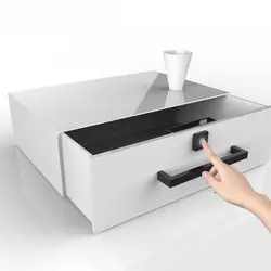 Cerradura de Sensor electrónico inteligente Invisible, cerrojo Digital para cajones, armarios, herrajes para muebles de armario