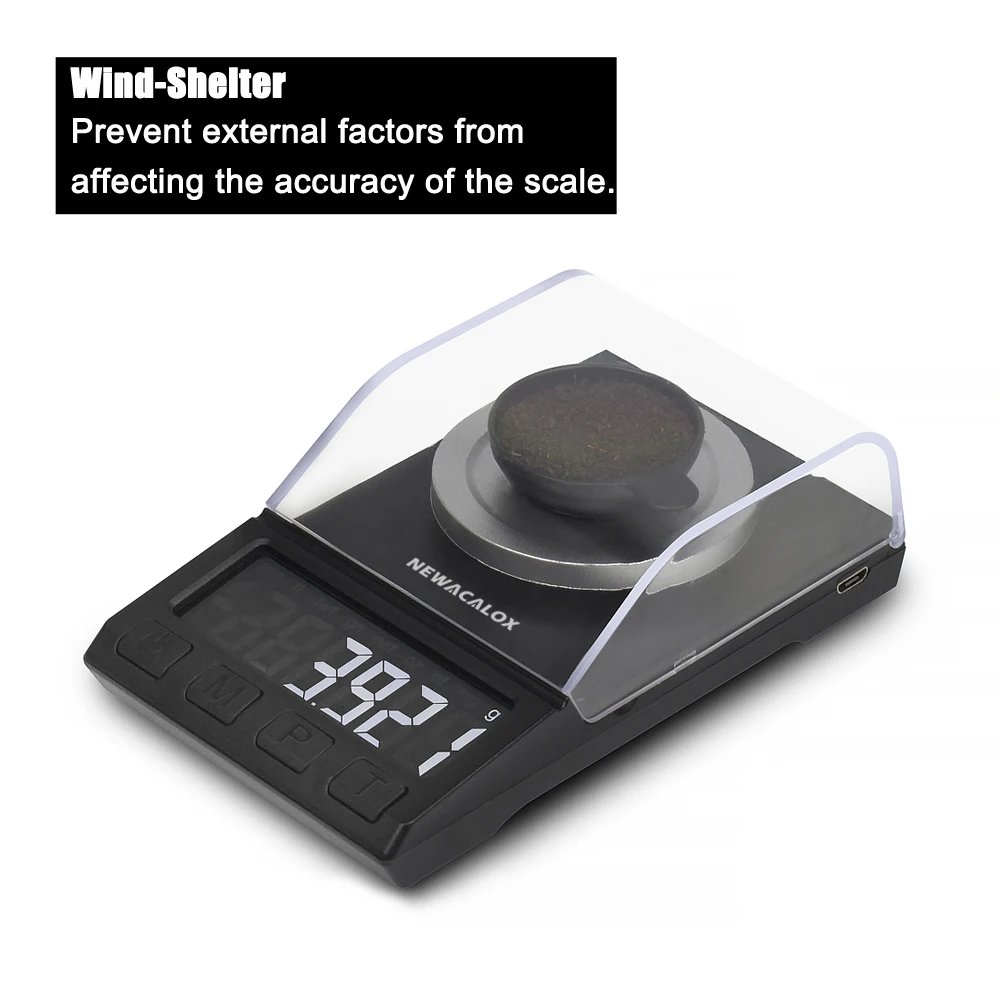 Продажа NEWACALOX цифровые миллиграммовые ювелирные весы 0,001 г точные электронные весы 100 г 50 г портативные многолабораторные Порошковые весы