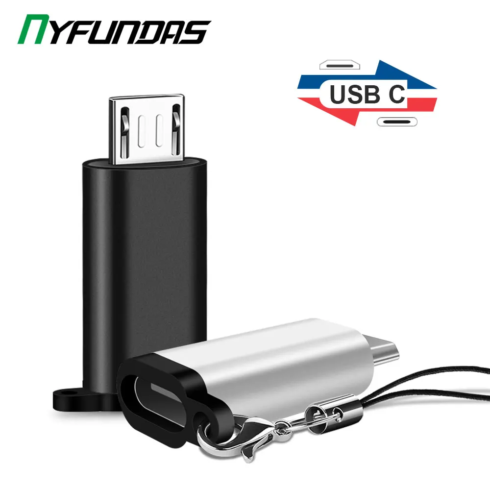 Кабель переходник с разъемом Type C Мама на Micro USB папа|Переходники и адаптеры| |
