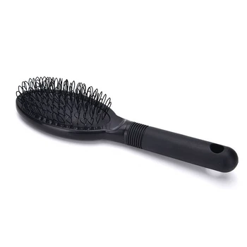 

Useful New Fashion 1pc Practical Black Anti-Static Loop Pin Cushion Brush Comb For Wig Hair Extension Care Hairpiece
