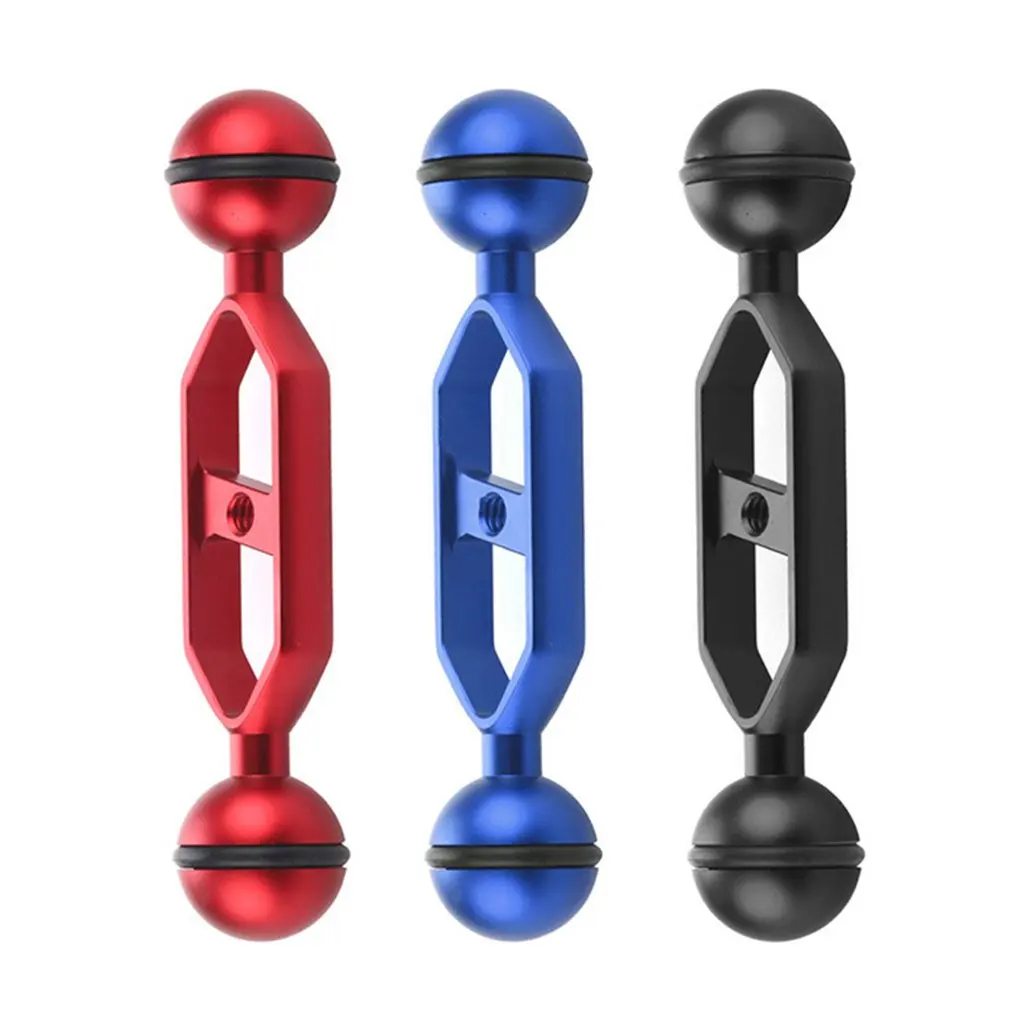 Aluminum Diving Photography Equipment Dual Ball Joint Arm Camera Mount for Underwater for Go pro Action Camera Accessories