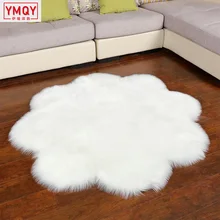 YMQY, мягкие плюшевые ковры из искусственного меха, шерстяные ковры для гостиной, дивана, ковра для спальни, матрас, рождественские круглые ковры для дверей, окон, H