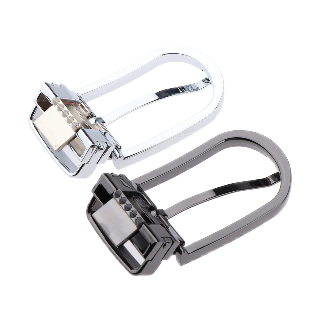 Man Belt Buckle fit for leather belt or strap 28-29mm Shiny Single Prong Belt Pin Buckle Replacement Repair Making Supplies 