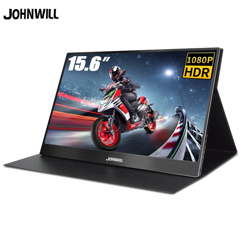 

Portable Monitor 15.6” LCD USB Type C Hdmi gaming monitor ips 1080p HD display for PS4 Laptop Phone Xbox Switch Pc with Case