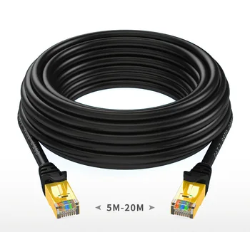 

2019 Six types of shielded broadband line pure copper Gigabit network jumper Category 6 twisted pair