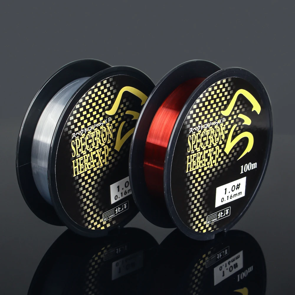 Meilleure ligne de pêche monofilament nylon 100m matériau Japon, pour basse, carpe et accessoires pêche