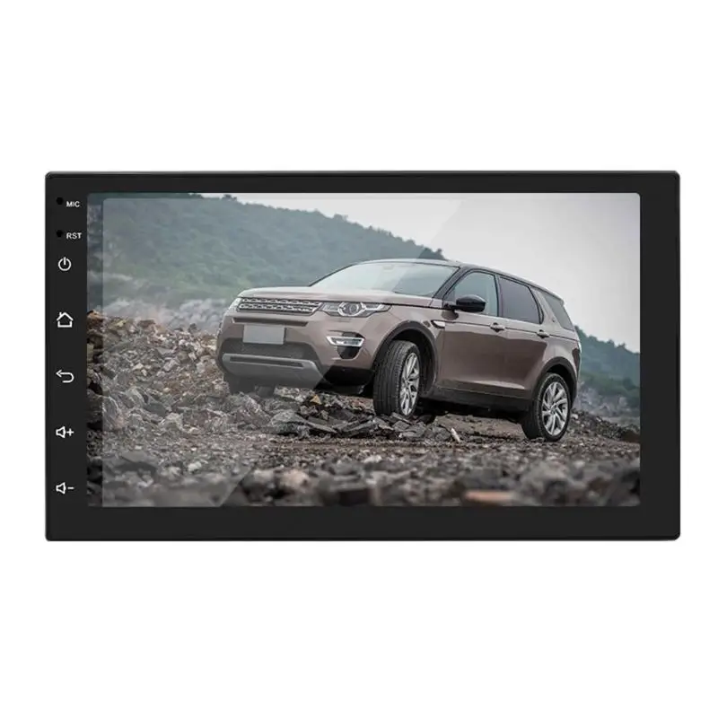 7168 2 DIN 7 дюймов Android 8,1 автомобильный стерео gps BT4.0 FM радио MP5 плеер Многофункциональный высокой четкости поддержка реверсивного изображения