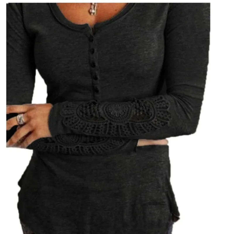 

Women Spring Autumn Long Sleeve Base Shirt T-shi