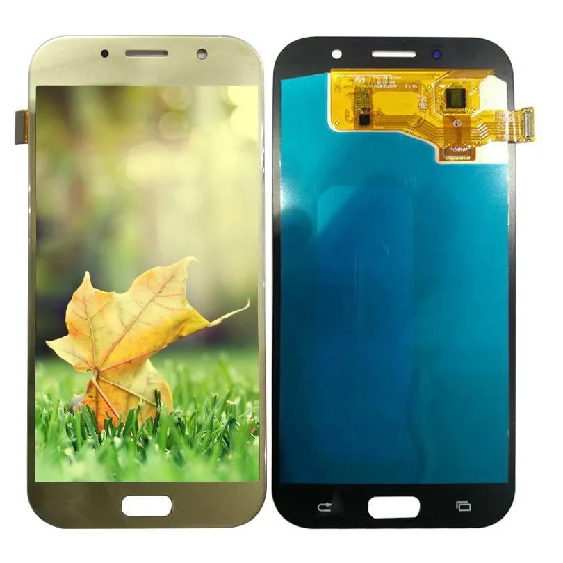 

Super AMOLED Phones Display For Samsung Galaxy A7 2017 A720 A720F A720M LCDs Touch Screen Digitizer Assembly LCD Replacement