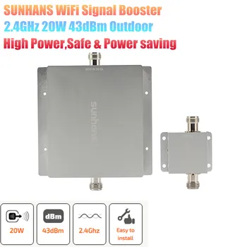 

[Genuine] Sunhans 20W 43dBm 2.4GHz Outdoor WiFi Signal Amplifier Wireless High Power Signal Booster Amplifier