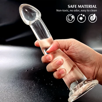 Transparent Butt Plug Soft Anal Plug with Strong Suction Cup G-spot Vaginal Massager Prostate Stimulator Erotic Adult Products 3
