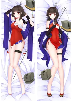 

Anime Game Warship Girls Pillow case Yat Sen body throw pillow cover case Hugging Body pillowcase