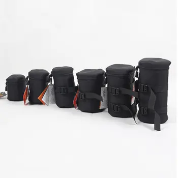 

For DSLR Nikon Canon Sony Lenses High Quality Black Waterproof Padded Protector Camera Lens Bag Case Pouch Size S M L 2020 New
